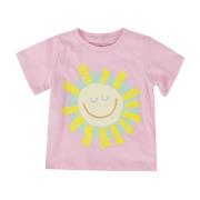 Casual Katoenen T-shirt Stella McCartney , Pink , Unisex