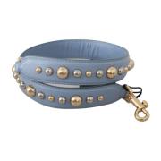 Blauwe Leren Schouderband Handtas Dolce & Gabbana , Blue , Dames