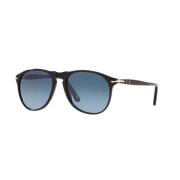 Po9649S Zonnebril - Zwart Grijs-Blauw Persol , Black , Unisex