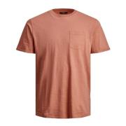 Tropic Korte Mouw Shirt Jack & Jones , Orange , Heren