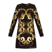 Jurk met patroon Versace Jeans Couture , Black , Dames