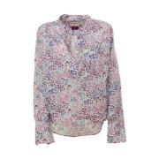 Liberty Patroon Poplin Blouse Roy Roger's , Multicolor , Dames