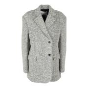 Herringbone Boxy Blazer Remain Birger Christensen , Multicolor , Dames