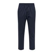 Linus Tapered Fit Broek Only & Sons , Blue , Heren