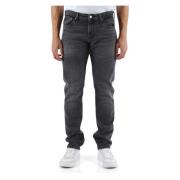 Slim Fit Five-Pocket Jeans Calvin Klein Jeans , Gray , Heren