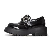 Platform Loafers Cesare Gaspari , Black , Dames