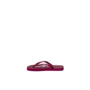 Rode Rubberen Slippers Vrouwen Lente/Zomer Emporio Armani , Red , Dame...