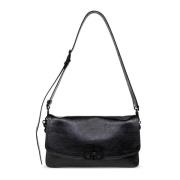 Medium BB Soft Schoudertas Balenciaga , Black , Dames