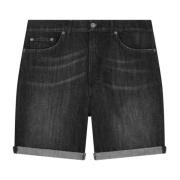 Bermuda Shorts voor Mannen Dondup , Black , Dames
