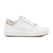 Witte Dalyla Sneakers voor Vrouwen Geox , White , Dames