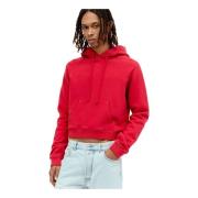 Geknipte Katoenen Fleece Sweatshirt The Row , Red , Heren