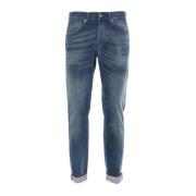 Slim Fit George Gewassen Jeans Dondup , Blue , Heren