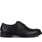 Zwarte Business Schoenen voor Mannen Geox , Black , Heren