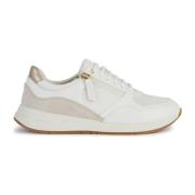 Beige Sneakers voor Vrouwen Geox , Beige , Dames