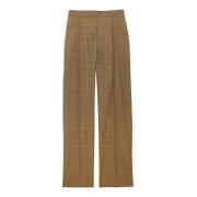 Hector Prince of Wales Trousers Ines De La Fressange Paris , Beige , D...