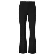 Straight Trousers Modström , Black , Dames