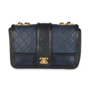 Pre-owned Leather chanel-bags Chanel Vintage , Black , Dames