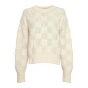 Round-neck Knitwear Anine Bing , Beige , Dames