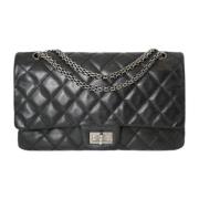 Pre-owned Leather chanel-bags Chanel Vintage , Black , Dames