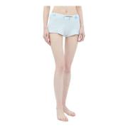 Panelled Stretch-Jersey Shorts Diesel , Blue , Dames