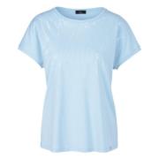 Paillet T-shirt Marc Cain , Blue , Dames