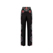 Zijden broek Etro , Multicolor , Dames