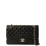 Pre-owned Fabric chanel-bags Chanel Vintage , Black , Dames
