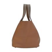 Pre-owned Leather shoulder-bags Hermès Vintage , Brown , Dames