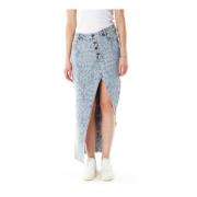 Macrame Denim Rok Daily Paper , Blue , Dames