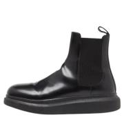 Pre-owned Leather boots Alexander McQueen Pre-owned , Black , Heren