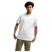 Bloemen T-shirt Heren Wit Quotrell , White , Heren