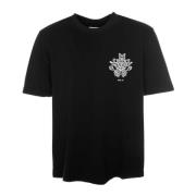 Adam Print Tee Shirt Nn07 , Black , Heren