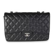 Pre-owned Leather crossbody-bags Chanel Vintage , Black , Dames