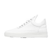 Low Top Ripple Crumbs All White Filling Pieces , White , Unisex