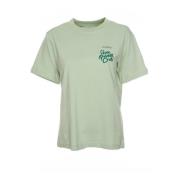Grafische Print T-Shirt Losse Pasvorm Closed , Green , Dames