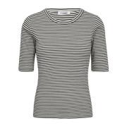 Gestreepte Rib Tee T-Shirt Co'Couture , Multicolor , Dames