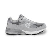 Grijze Sportieve Rubberen Zool Heren Sneakers New Balance , Gray , Her...