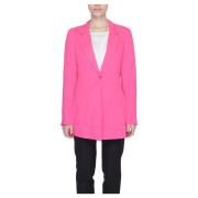 Fuchsia Geknoopte Blazer voor Vrouwen Vero Moda , Pink , Dames