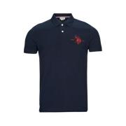 Maxi Logo Polo Shirt U.s. Polo Assn. , Blue , Heren