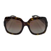 Pre-owned Plastic sunglasses Gucci Vintage , Brown , Dames