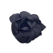 Pre-owned Fabric brooches Chanel Vintage , Black , Dames