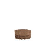 Handgemaakte Leren Clutch Tas Malababa , Brown , Dames