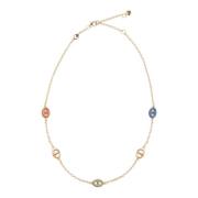 Monogram Emaille Ketting Bedel Coccinelle , Yellow , Dames