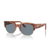 Stijlvolle zonnebril met uniek ontwerp Persol , Brown , Unisex