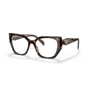 Stijlvolle Brilmontuur Prada , Brown , Unisex