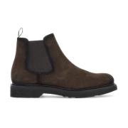 Nubuck Leren Chelsea Enkellaarzen Church's , Brown , Heren