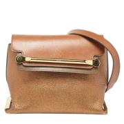 Pre-owned Leather shoulder-bags Chloé Pre-owned , Beige , Dames