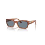 Stijlvolle Zonnebril met Uniek Ontwerp Persol , Brown , Unisex