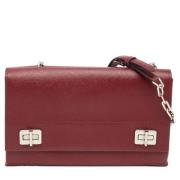 Pre-owned Leather prada-bags Prada Vintage , Red , Dames