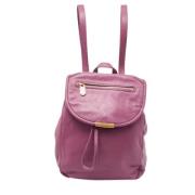 Pre-owned Leather backpacks Marc Jacobs Pre-owned , Purple , Dames